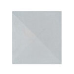 Capac dreptunghiular alb gard/stalp 50cm x 40cm