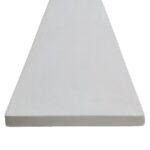 Coamă gard dreaptă albă  200cm x 35cm